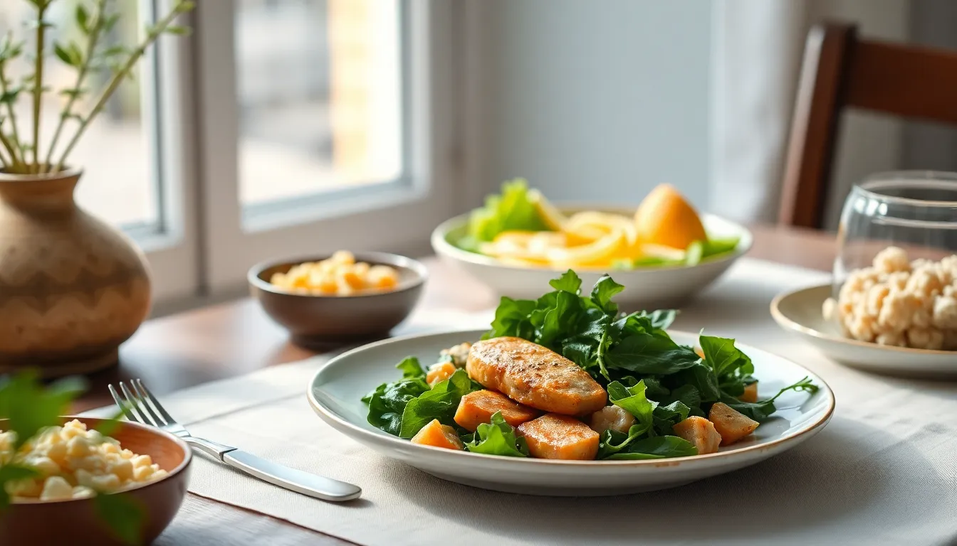 지중해식 연어 구이